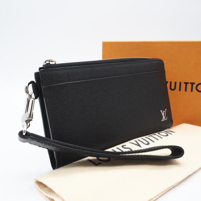 ★3日以内返品可★ 美品 LOUIS VUITTON ルイ・ヴィトン タイガ ジッピー ドラゴンヌ M69409 長財布 ブラック カーフレザー メンズ