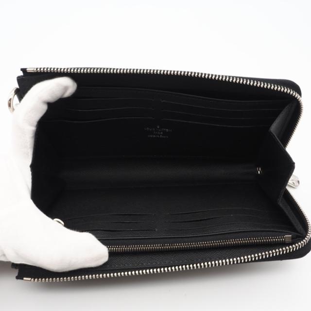 ★3日以内返品可★ 美品 LOUIS VUITTON ルイ・ヴィトン タイガ ジッピー ドラゴンヌ M69409 長財布 ブラック カーフレザー メンズ_10