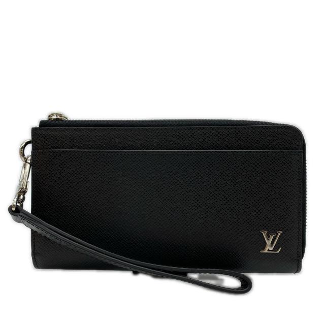 ★3日以内返品可★ 美品 LOUIS VUITTON ルイ・ヴィトン タイガ ジッピー ドラゴンヌ M69409 長財布 ブラック カーフレザー メンズ_1
