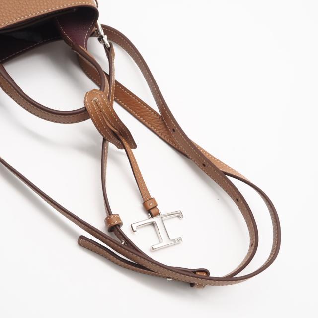 ★3日以内返品可★ 極美品 TOD’S トッズ トッズ レザー バッグ マイクロ XBWAPAT9000 2wayハンドバッグ ブラウン レザー レディース_9