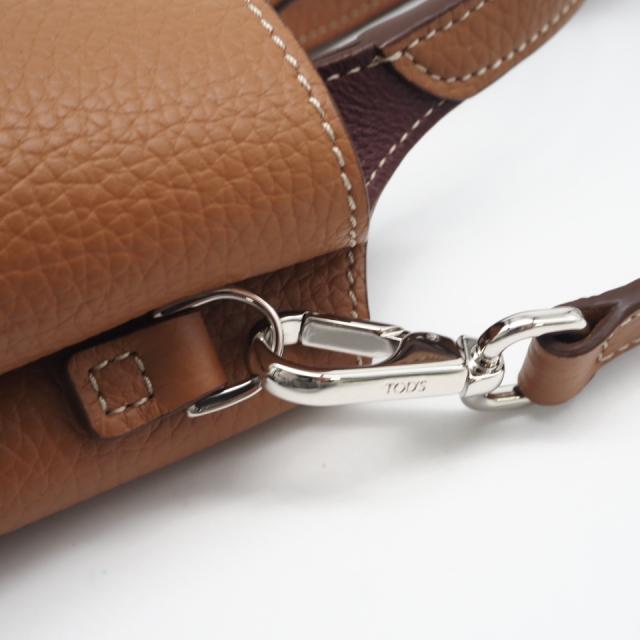 ★3日以内返品可★ 極美品 TOD’S トッズ トッズ レザー バッグ マイクロ XBWAPAT9000 2wayハンドバッグ ブラウン レザー レディース_10