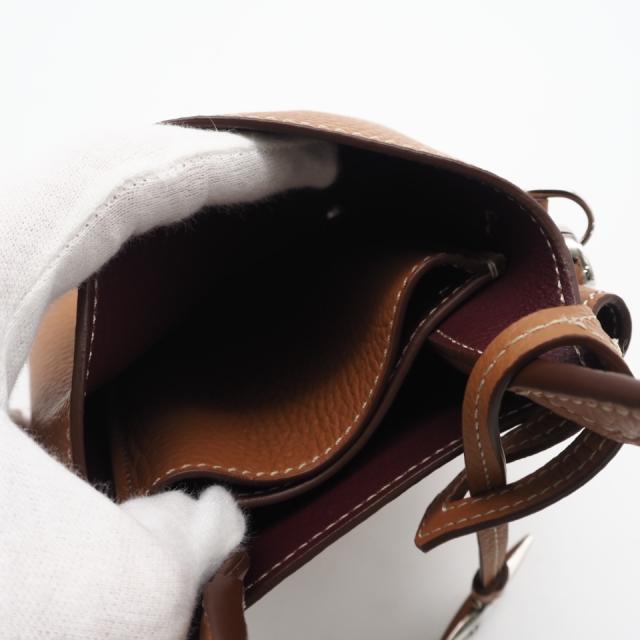 ★3日以内返品可★ 極美品 TOD’S トッズ トッズ レザー バッグ マイクロ XBWAPAT9000 2wayハンドバッグ ブラウン レザー レディース_12