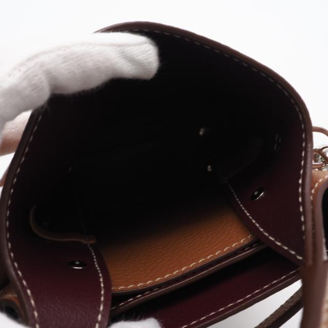 ★3日以内返品可★ 極美品 TOD’S トッズ トッズ レザー バッグ マイクロ XBWAPAT9000 2wayハンドバッグ ブラウン レザー レディース_13