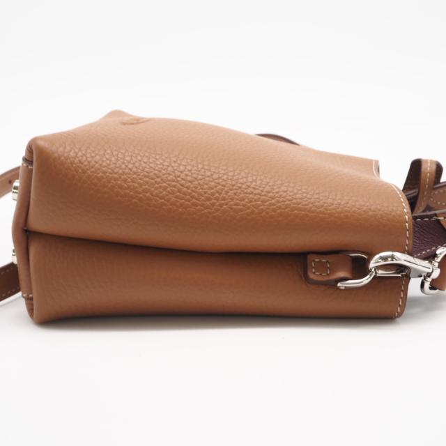 ★3日以内返品可★ 極美品 TOD’S トッズ トッズ レザー バッグ マイクロ XBWAPAT9000 2wayハンドバッグ ブラウン レザー レディース_5