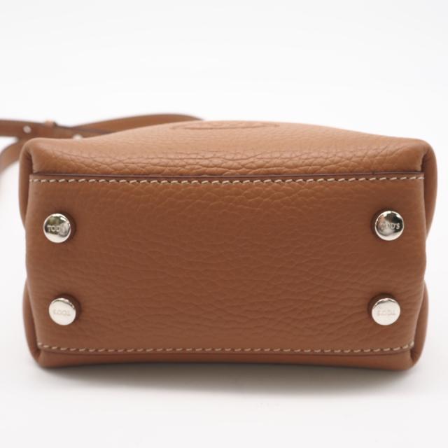 ★3日以内返品可★ 極美品 TOD’S トッズ トッズ レザー バッグ マイクロ XBWAPAT9000 2wayハンドバッグ ブラウン レザー レディース_6