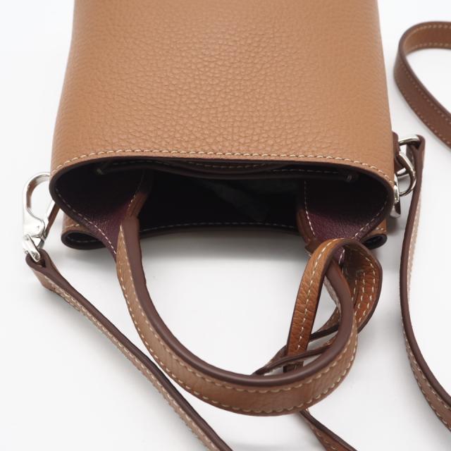 ★3日以内返品可★ 極美品 TOD’S トッズ トッズ レザー バッグ マイクロ XBWAPAT9000 2wayハンドバッグ ブラウン レザー レディース_7