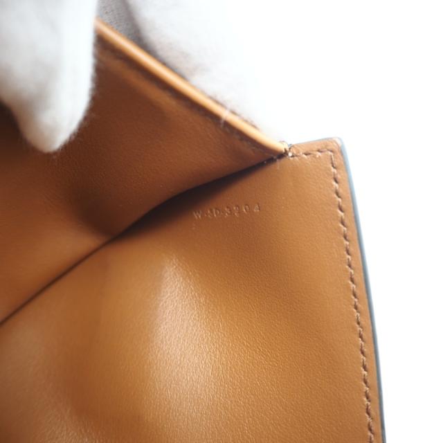 ★3日以内返品可★ 美品 CELINE セリーヌ 16 セーズ スモール トリフォールドウォレット タン 10F523CQ7.04LU 三つ折り財布 ブラウン カーフレザー レディース_16