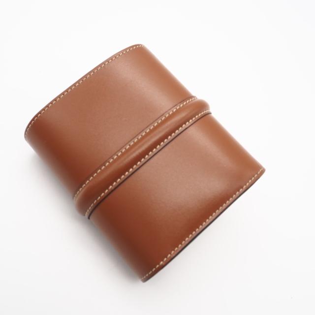 ★3日以内返品可★ 美品 CELINE セリーヌ 16 セーズ スモール トリフォールドウォレット タン 10F523CQ7.04LU 三つ折り財布 ブラウン カーフレザー レディース_2