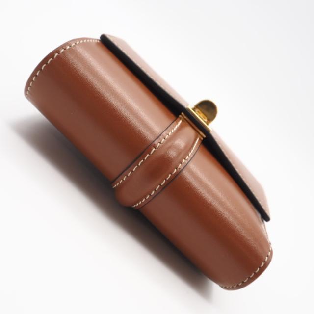 ★3日以内返品可★ 美品 CELINE セリーヌ 16 セーズ スモール トリフォールドウォレット タン 10F523CQ7.04LU 三つ折り財布 ブラウン カーフレザー レディース_5