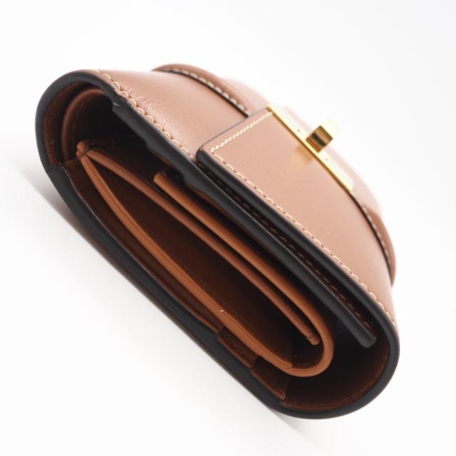 ★3日以内返品可★ 美品 CELINE セリーヌ 16 セーズ スモール トリフォールドウォレット タン 10F523CQ7.04LU 三つ折り財布 ブラウン カーフレザー レディース_7