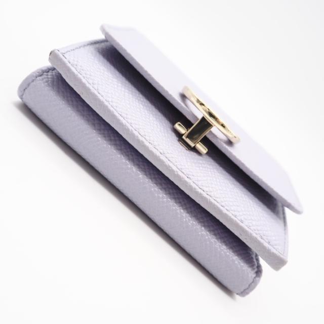 ★3日以内返品可★ 極美品 BVLGARI ブルガリ ブルガリブルガリ コンパクトウォレット 292549 三つ折り財布 パープル レザー レディース_5