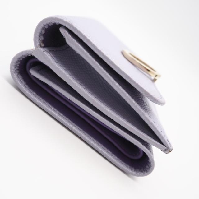 ★3日以内返品可★ 極美品 BVLGARI ブルガリ ブルガリブルガリ コンパクトウォレット 292549 三つ折り財布 パープル レザー レディース_6