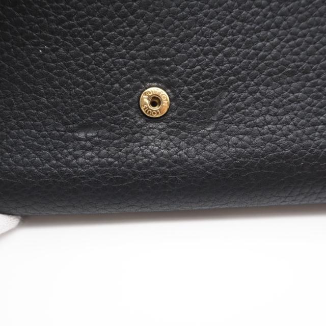 ★3日以内返品可★ 美品 LOUIS VUITTON ルイ・ヴィトン トリヨン ポルトフォイユカプシーヌ M64551 長財布 ブラック ゴールド トリヨンレザー レディース_10