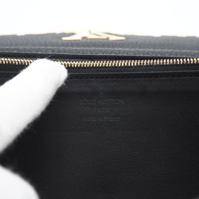 ★3日以内返品可★ 美品 LOUIS VUITTON ルイ・ヴィトン トリヨン ポルトフォイユカプシーヌ M64551 長財布 ブラック ゴールド トリヨンレザー レディース_17
