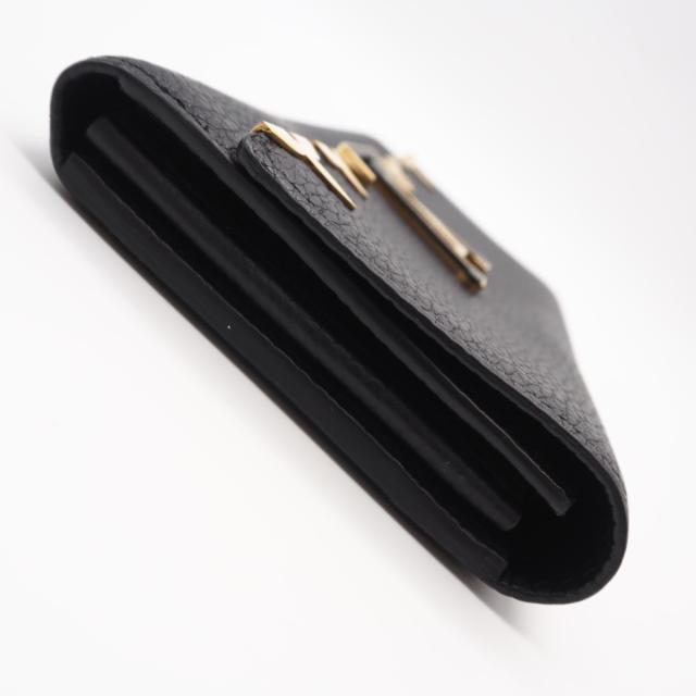 ★3日以内返品可★ 美品 LOUIS VUITTON ルイ・ヴィトン トリヨン ポルトフォイユカプシーヌ M64551 長財布 ブラック ゴールド トリヨンレザー レディース_6