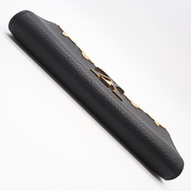 ★3日以内返品可★ 美品 LOUIS VUITTON ルイ・ヴィトン トリヨン ポルトフォイユカプシーヌ M64551 長財布 ブラック ゴールド トリヨンレザー レディース_7