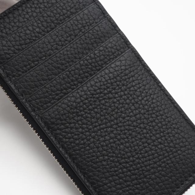 ★3日以内返品可★ 未使用 GUCCI グッチ ロゴ ジップカードケース 835073 コインケース ブラック グレインレザー メンズ_3