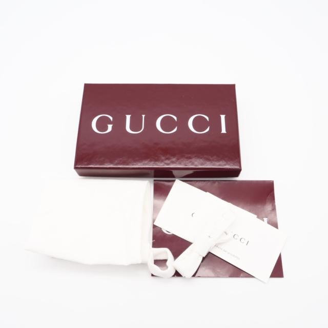 ★3日以内返品可★ 未使用 GUCCI グッチ ロゴ ジップカードケース 835073 コインケース ブラック グレインレザー メンズ_11