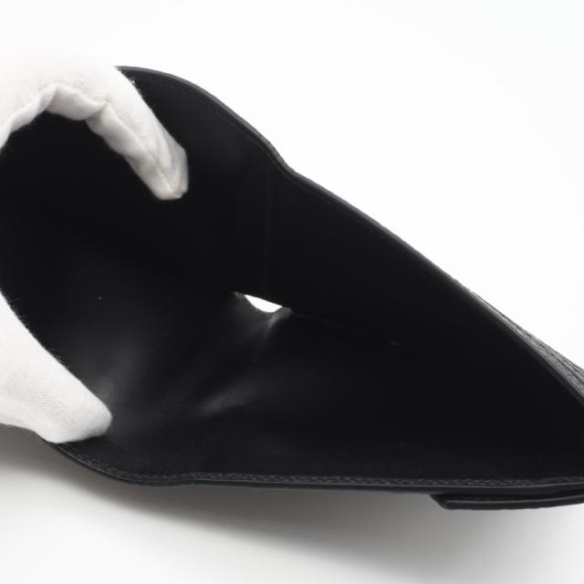 ★3日以内返品可★ 美品 MAISON MARGIELA メゾンマルジェラ 4ステッチ 二つ折りコンパクトウォレット S55UI0294 二つ折り財布 ブラック レザー メンズ_9