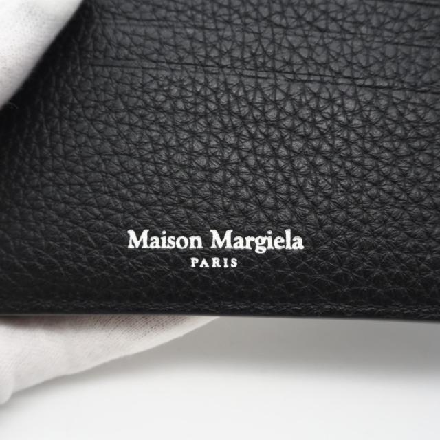 ★3日以内返品可★ 美品 MAISON MARGIELA メゾンマルジェラ 4ステッチ 二つ折りコンパクトウォレット S55UI0294 二つ折り財布 ブラック レザー メンズ_14