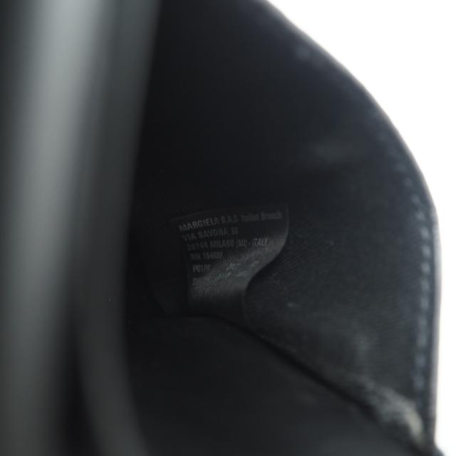 ★3日以内返品可★ 美品 MAISON MARGIELA メゾンマルジェラ 4ステッチ 二つ折りコンパクトウォレット S55UI0294 二つ折り財布 ブラック レザー メンズ_15