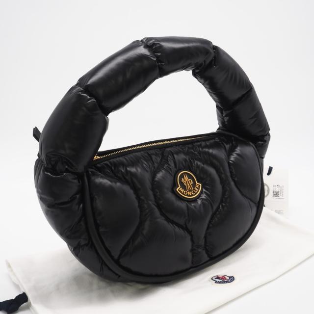 ★3日以内返品可★ 未使用 MONCLER モンクレール ポリアミド ホーボー ハンド 5C00001M2974999 ハンドバッグ ブラック ナイロン レディース