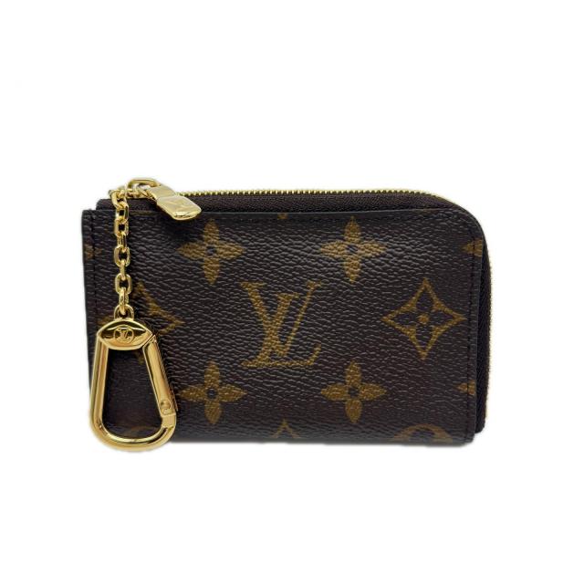 ★3日以内返品可★ 極美品 LOUIS VUITTON ルイ・ヴィトン モノグラム ポルトクレノア オランプブルー M83612 コインケース ブラウン ベージュ ブルー コーティングキャンバス レディース_1