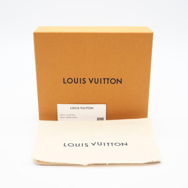★3日以内返品可★ 極美品 LOUIS VUITTON ルイ・ヴィトン モノグラム ポルトクレノア オランプブルー M83612 コインケース ブラウン ベージュ ブルー コーティングキャンバス レディース_12