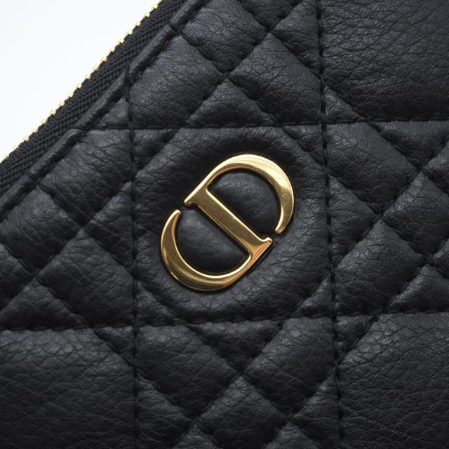 ★3日以内返品可★ 美品 Christian Dior クリスチャンディオール Dior カロ マルチファンクション カナージュ ポーチ ショルダーバッグ S5036UWHC ショルダーバッグ ブラック ホワイト カーフレザー レディース_5