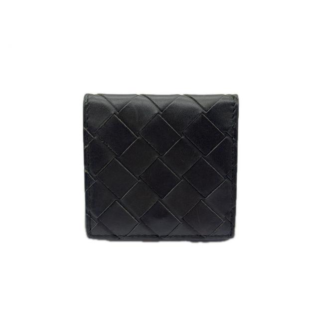 ★3日以内返品可★ BOTTEGAVENETA ボッテガヴェネタ イントレチャート 折り畳みコインケース 596579 コインケース カーキ カーフレザー メンズ_1
