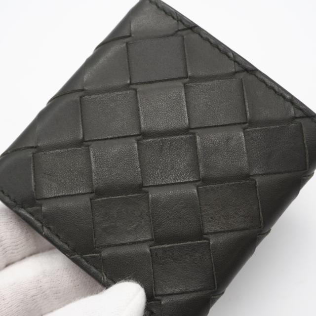 ★3日以内返品可★ BOTTEGAVENETA ボッテガヴェネタ イントレチャート 折り畳みコインケース 596579 コインケース カーキ カーフレザー メンズ_3