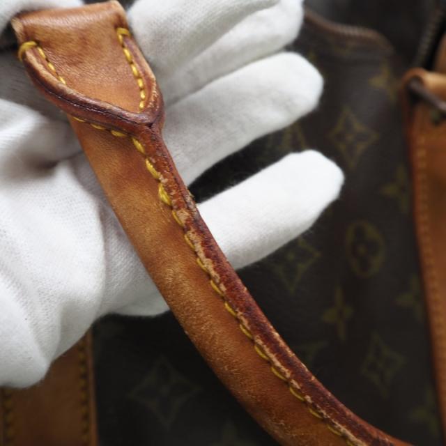 ★3日以内返品可★ LOUIS VUITTON ルイ・ヴィトン モノグラム キャンバス キーポル 60 M41422 ボストンバッグ ブラウン コーティングキャンバス レザー メンズ_16