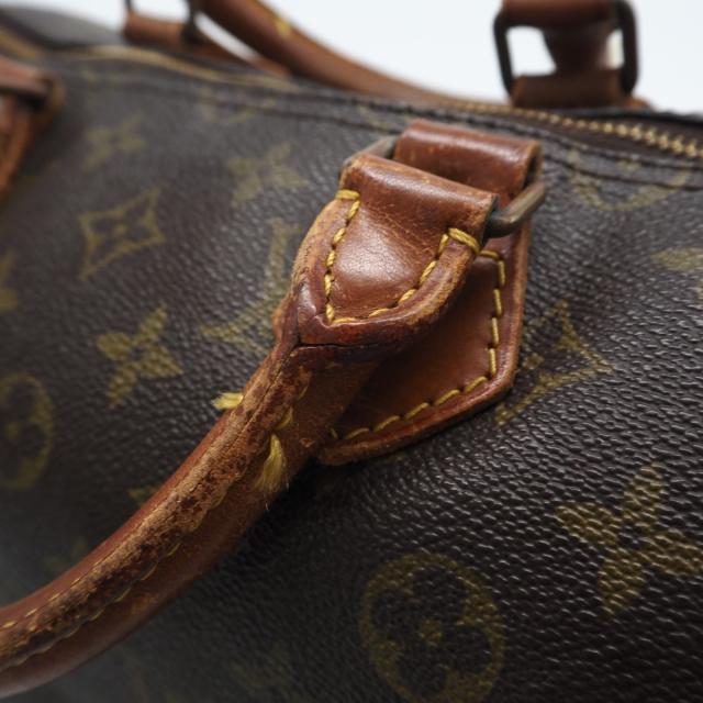 ★3日以内返品可★ LOUIS VUITTON ルイ・ヴィトン モノグラム キャンバス スピーディ35 M41524 ハンドバッグ ブラウン コーティングキャンバス レザー レディース_9