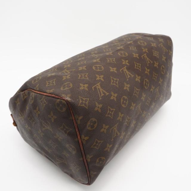 ★3日以内返品可★ LOUIS VUITTON ルイ・ヴィトン モノグラム キャンバス スピーディ35 M41524 ハンドバッグ ブラウン コーティングキャンバス レザー レディース_6