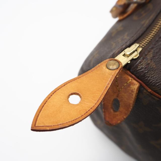 ★3日以内返品可★ LOUIS VUITTON ルイ・ヴィトン モノグラム キャンバス スピーディ30 M41526 ハンドバッグ ブラウン コーティングキャンバス レザー レディース_9