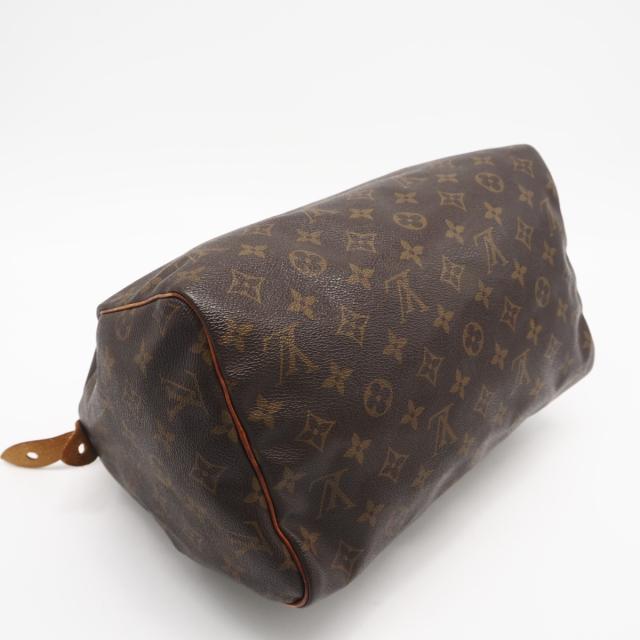 ★3日以内返品可★ LOUIS VUITTON ルイ・ヴィトン モノグラム キャンバス スピーディ30 M41526 ハンドバッグ ブラウン コーティングキャンバス レザー レディース_5
