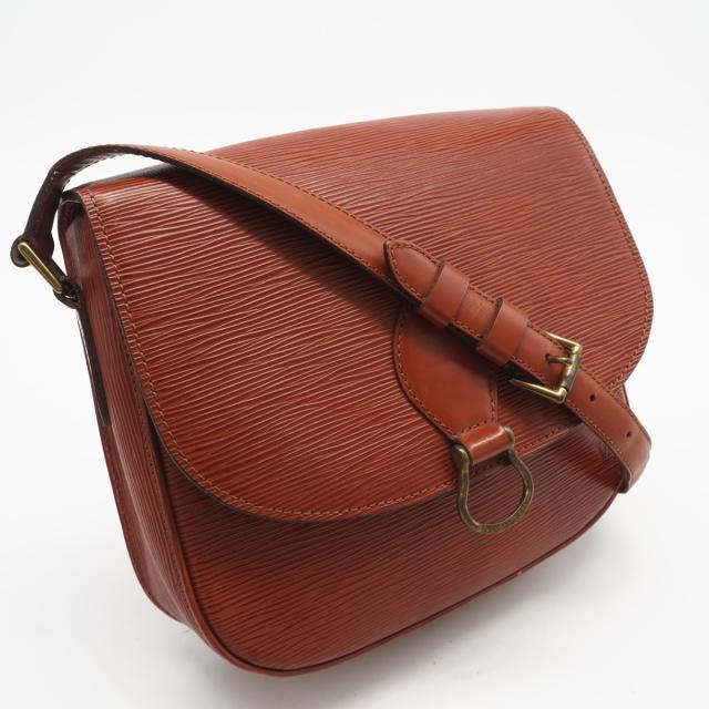 ★3日以内返品可★ LOUIS VUITTON ルイ・ヴィトン エピ サンクルー ケニアブラウン M52193 ショルダーバッグ ブラウン グレインレザー レディース