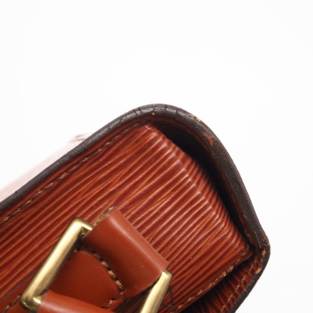 ★3日以内返品可★ LOUIS VUITTON ルイ・ヴィトン エピ サンクルー ケニアブラウン M52193 ショルダーバッグ ブラウン グレインレザー レディース_14