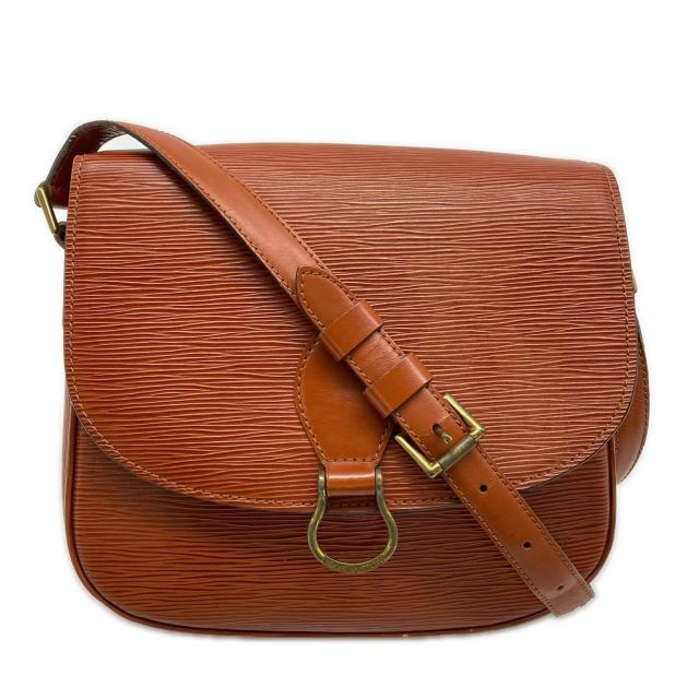 ★3日以内返品可★ LOUIS VUITTON ルイ・ヴィトン エピ サンクルー ケニアブラウン M52193 ショルダーバッグ ブラウン グレインレザー レディース_1