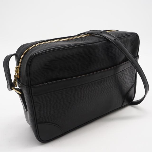 ★3日以内返品可★  LOUIS VUITTON ルイ・ヴィトン エピ トロカデロ27 ノワール M52302 ショルダーバッグ ブラック グレインレザー メンズ