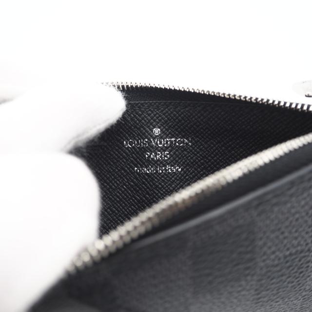 ★3日以内返品可★ 極美品 LOUIS VUITTON ルイ・ヴィトン ダミエ グラフィット コインカードホルダー N64038 コインケース ブラック グレー コーティングキャンバス レザー メンズ_11