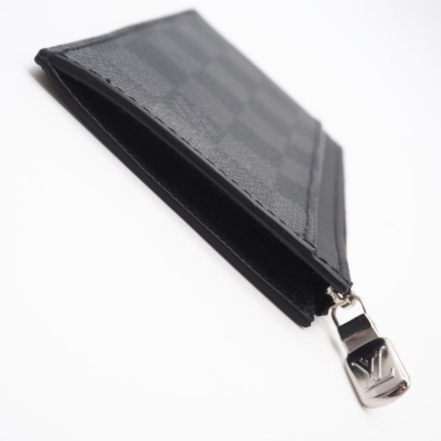 ★3日以内返品可★ 極美品 LOUIS VUITTON ルイ・ヴィトン ダミエ グラフィット コインカードホルダー N64038 コインケース ブラック グレー コーティングキャンバス レザー メンズ_6