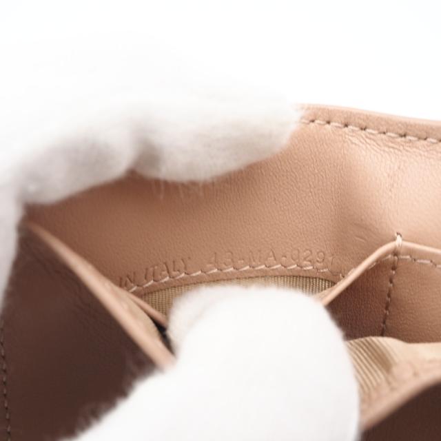 ★3日以内返品可★ 美品 Christian Dior クリスチャンディオール グレインドカーフスキン 30 モンテーニュ ロータスウォレット S2084OBAE 三つ折り財布 ベージュ グレインカーフレザー レディース_15