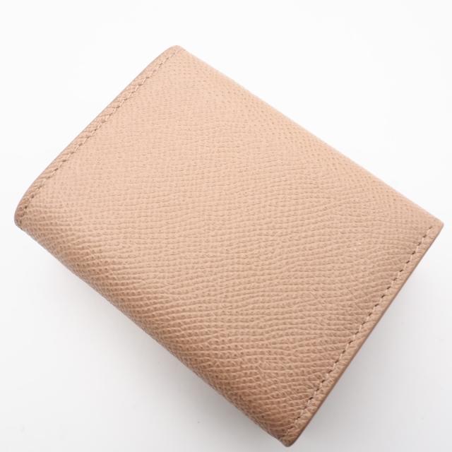 ★3日以内返品可★ 美品 Christian Dior クリスチャンディオール グレインドカーフスキン 30 モンテーニュ ロータスウォレット S2084OBAE 三つ折り財布 ベージュ グレインカーフレザー レディース_2