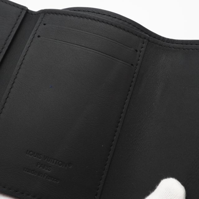 ★3日以内返品可★ 美品 LOUIS VUITTON ルイ・ヴィトン モノグラム シャドウ ヴィクター ウォレット M12635 三つ折り財布 ブラック カーフレザー メンズ_11
