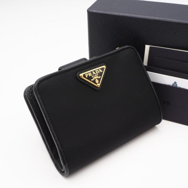 ☆3日以内返品可☆ 未使用 PRADA プラダ テスート レザー コンパクト 