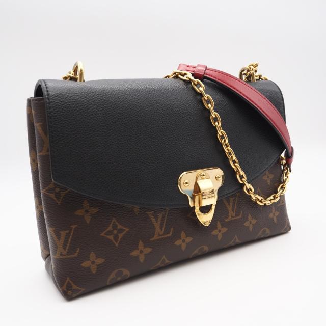 ★3日以内返品可★ 美品 LOUIS VUITTON ルイ・ヴィトン モノグラム サンプラシード M43714 ショルダーバッグ ブラウン ベージュ ブラック コーティングキャンバス レザー レディース