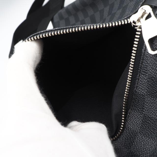 ★3日以内返品可★ 美品 LOUIS VUITTON ルイ・ヴィトン ダミエ グラフィット ミックMM N41106 ショルダーバッグ ブラック キャンバス メンズ_15