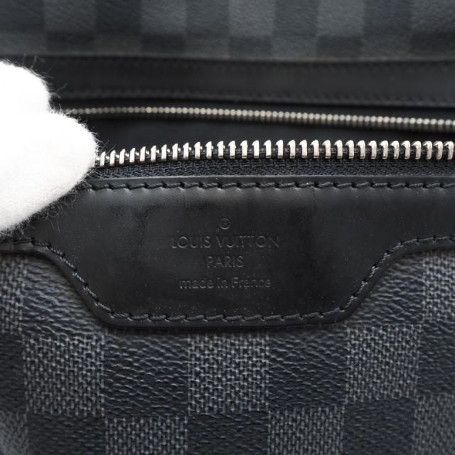 ★3日以内返品可★ 美品 LOUIS VUITTON ルイ・ヴィトン ダミエ グラフィット ミックMM N41106 ショルダーバッグ ブラック キャンバス メンズ_16