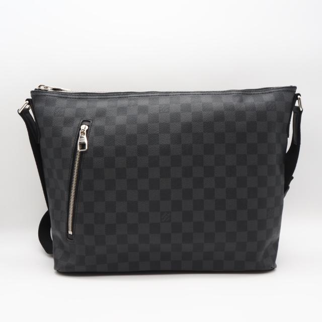 ★3日以内返品可★ 美品 LOUIS VUITTON ルイ・ヴィトン ダミエ グラフィット ミックMM N41106 ショルダーバッグ ブラック キャンバス メンズ_2